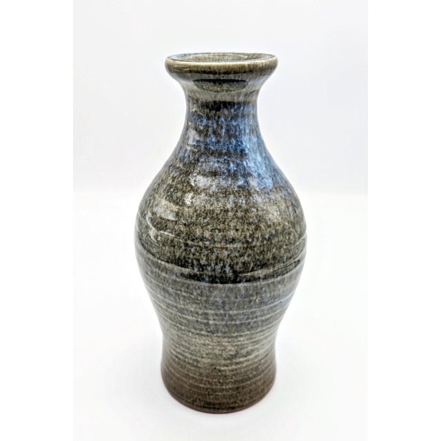 Mid-Century Modern Swedish Stoneware STB Bottle Vase by Carl-Harry Stålhane for Rörstrand, 1957, 1950s For Sale - Image 6 of 6