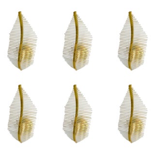 Murano Glass Wall Light by Gaetano Sciolari, Italy 1970s, Set of 6 For Sale