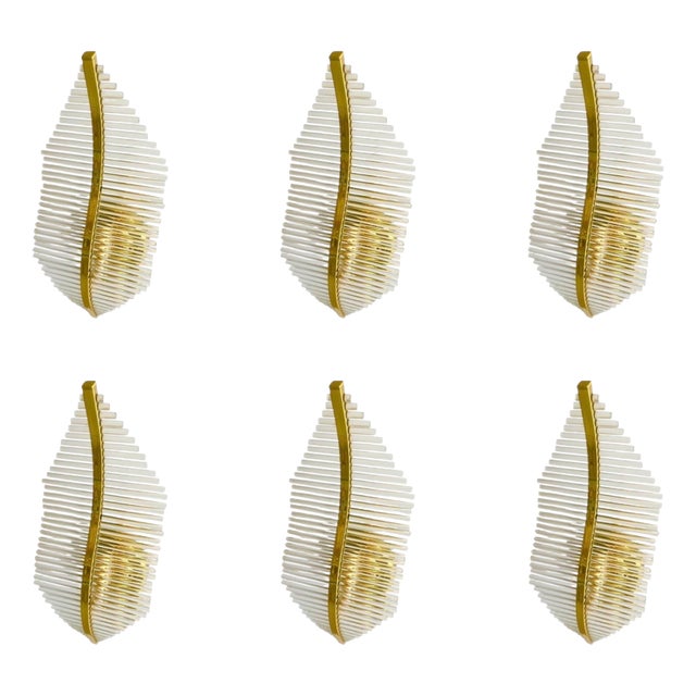 Murano Glass Wall Light by Gaetano Sciolari, Italy 1970s, Set of 6 For Sale