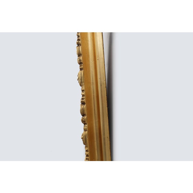Baroque Baroque Giltwood Mirror with Acanthus Carvings, France, 1880 For Sale - Image 3 of 11