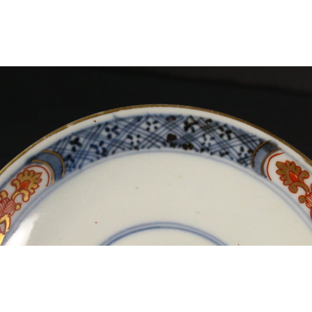 Pair of Japanese Small Imari Plates Sauce Bowls, 19th C. Edo/Meiji For Sale - Image 13 of 18