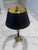 Late 20th Century Vintage Decorative Crafts Brass Empire Table Lamp With Brass Shade. For Sale - Image 5 of 14