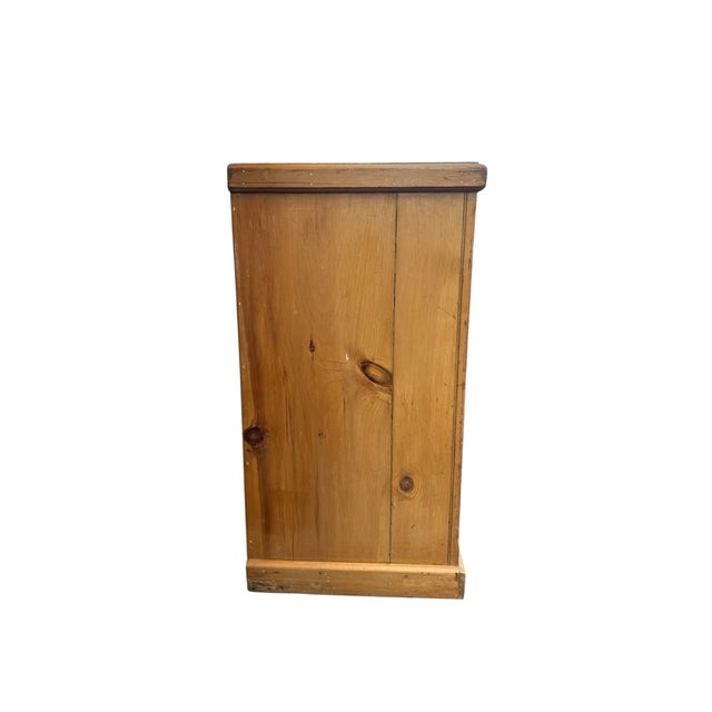 Sand Antique Ice Box Three Door Eddy Refrigerator For Sale - Image 8 of 9