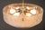 Round Textured Glass Ring and Brass Pendant Lamp by J. T. Kalmar, 1950s For Sale - Image 14 of 18