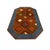 Turkish Turkish Retro Kilim Wool 4x8 Brown, Blue, Ivory & Orange Handmade Area Rug #1142009 For Sale - Image 3 of 4