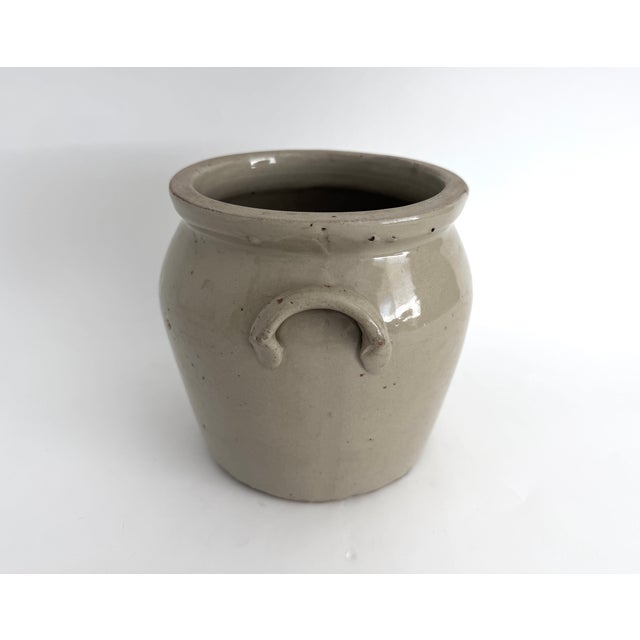 French Provincial French Stoneware Confit Pot #4 For Sale - Image 3 of 9