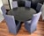 Eggplant Armani Casa Slipcover Dining Chairs (Set of 6) For Sale - Image 8 of 8
