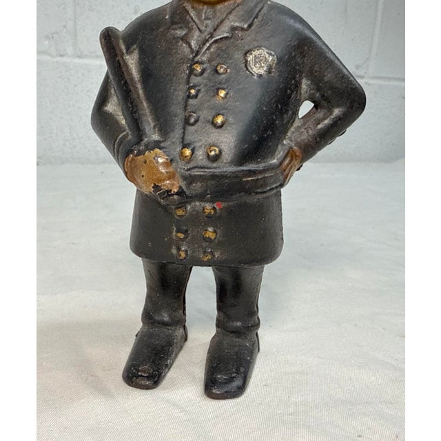 Antique 1900 Cast Iron Still Coin Bank Mulligan the Policeman Cop a.c Williams For Sale - Image 4 of 12