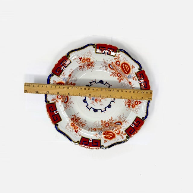 Up for your consideration is a remarkable Antique 19th Century Stone China Soup Bowl, manufactured by the renowned...