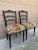 A Pair of Ebonized Opera Chairs in Tiger Upholstery For Sale In South Bend - Image 6 of 14