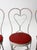 Vintage 1960s Simpson Bosworth Heart Back Ice Cream Parlor Dinette Set For Sale - Image 10 of 18