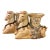 Early 20th Century Chinoiserie Earthenware Tang Style Horse Garden Stools - A Pair For Sale
