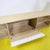 Wood TV Stand in Chipboard with Oak Effect and White Door For Sale - Image 7 of 10