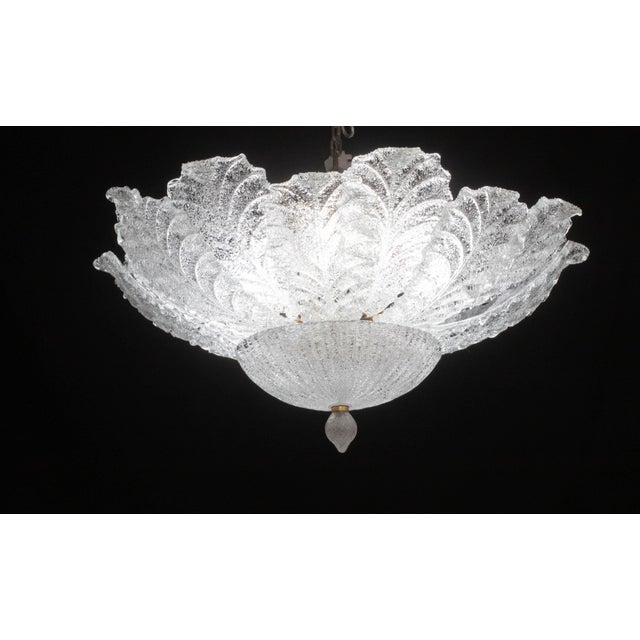 Glass Napoli, Italian Murano Glass Ceiling Light or Flush Mount, 1970s For Sale - Image 7 of 12