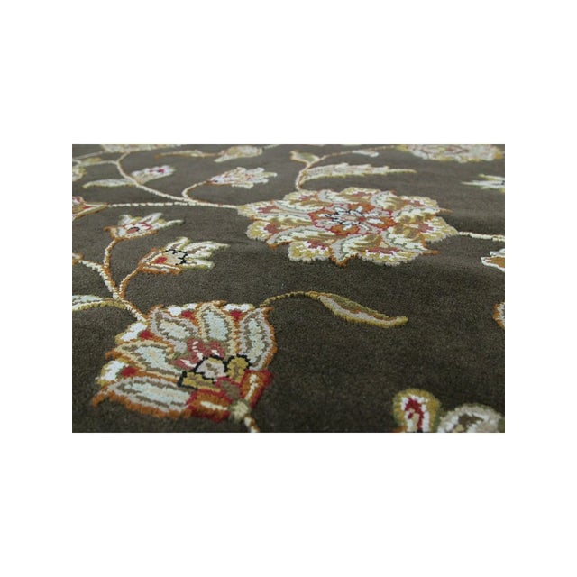 Textile Handwoven Tabriz Style Area Rug 9x12 For Sale - Image 7 of 11