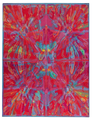 #1 Magic Rug by Peter Halley