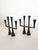 Vintage 1960s Cast Iron "Candelabrum" Attributed to Dansk by Jens Quistgaard- Set of 2 For Sale In Dallas - Image 6 of 10