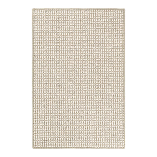 Dash & Albert by Annie Selke Pixel Wheat Woven Sisal/Wool Rug, 8' x 10' For Sale