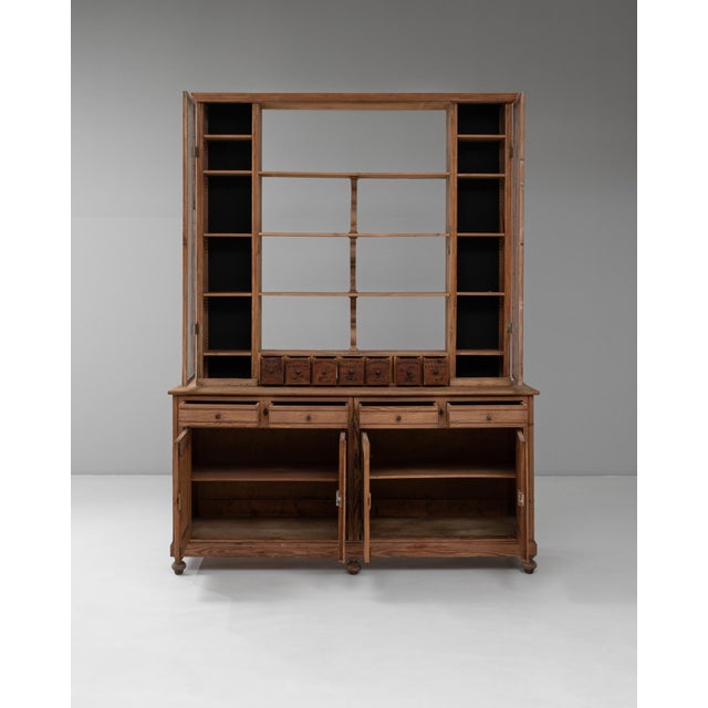1900s French Wooden Display Cabinet & Shelves For Sale - Image 17 of 18