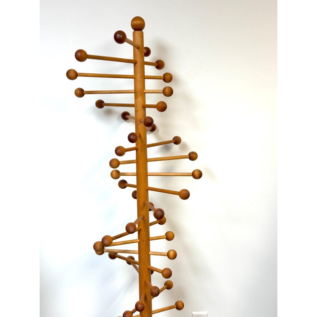 Scandinavian Modern Atomic Coat Stand, Style of Nanna Ditzel, Denmark, 1970s For Sale - Image 9 of 17