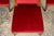 French Louis XVI Style Dining Chairs W/ Red Velvet - Set of 6 For Sale - Image 4 of 18