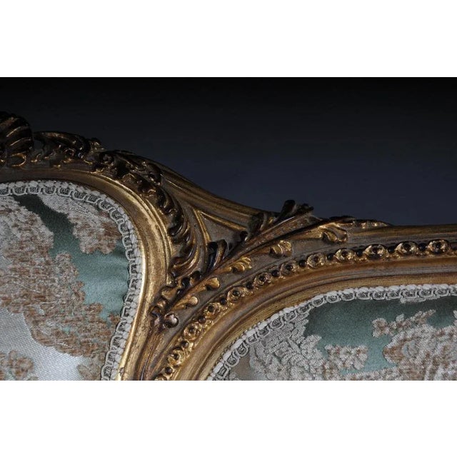 Rococo Vintage Rococo Beech Sofa For Sale - Image 3 of 13