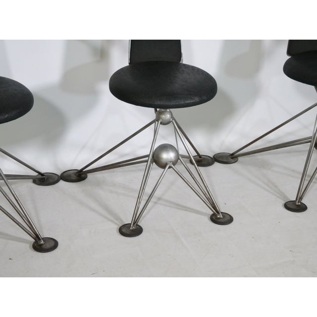 Postmodern Futuristic Dining Room Set Table and Chairs from Krauts, 1990s, Set of 5 For Sale - Image 18 of 18