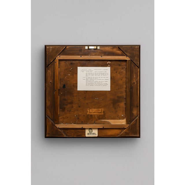 1960s Adolf Herbst, Figurative Scene, 1960, Oil on Panel, Framed For Sale - Image 5 of 6