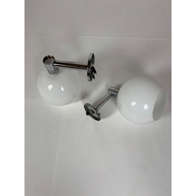 1970s AM/AS Wall Lamps by Franco Albini for Sirrah, 1970s, Set of 2 For Sale - Image 5 of 12