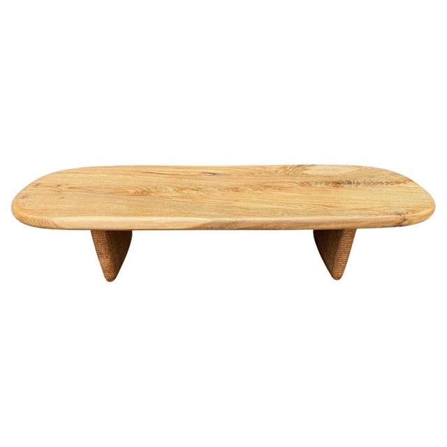 Andrianna Shamaris Mid Century Couture Oval Coffee Table For Sale - Image 15 of 18