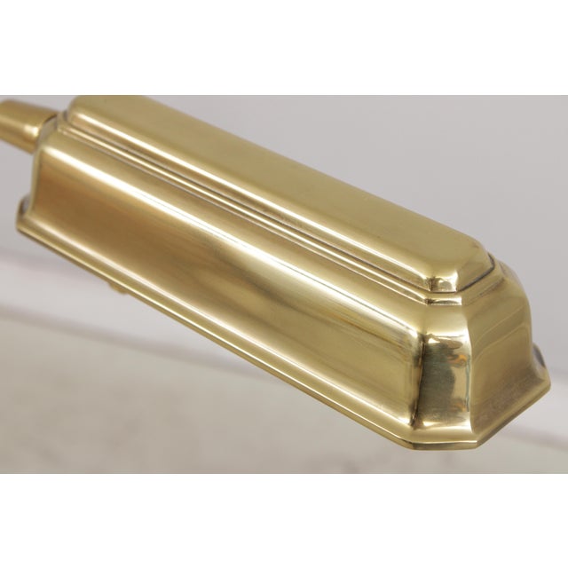 1980s Mid Century Modern Adjustable Brass Floor Lamp For Sale - Image 10 of 16