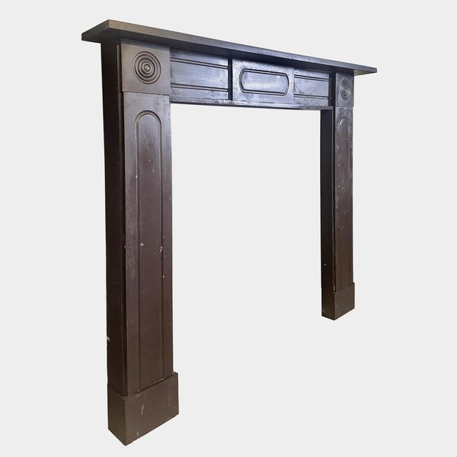 Hollywood Regency Antique Regency Fireplace Mantel, 1810 For Sale - Image 3 of 9