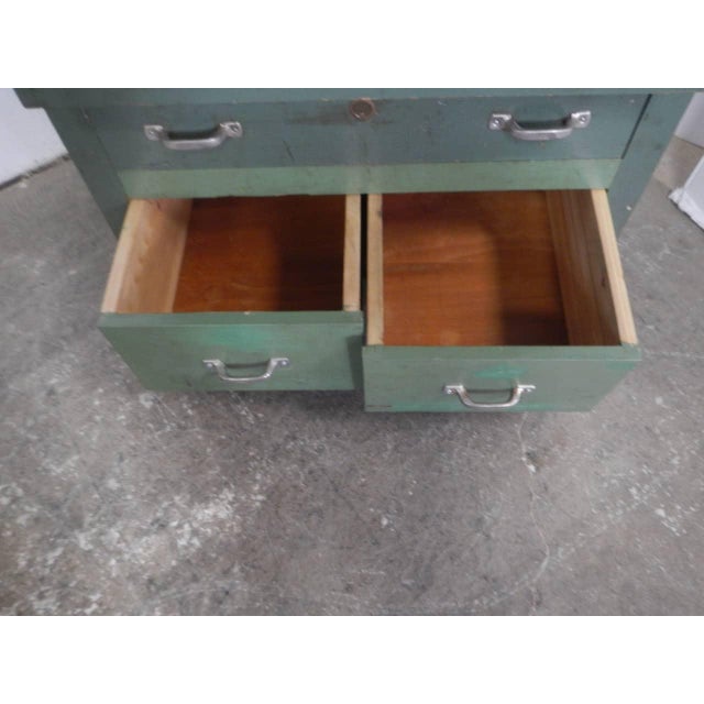 Wood Textile Industry Chest of Drawers, 1960 For Sale - Image 7 of 12