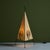 Late 20th Century Late 20th Century Postmodern Pyramid Paper Shade Table Lamp For Sale - Image 5 of 14