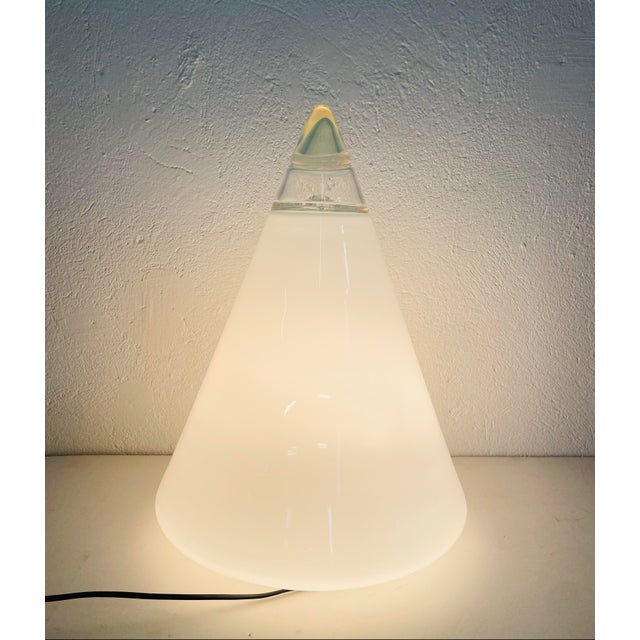 White Rio Table Lamp by G. Toso for Leucos, 1970s For Sale - Image 8 of 10