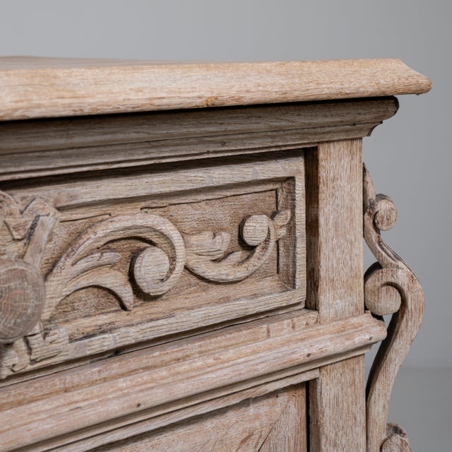 19th Century Oak Henri II Carved Buffet, Antique, France, 19th Century For Sale - Image 5 of 16