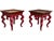 Early 21st Century Hickory Chair Chinoiserie Style Red Lacquered Side Tables – A Pair For Sale - Image 13 of 17