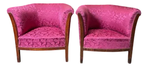 Set of Art Deco Bergere Armchairs