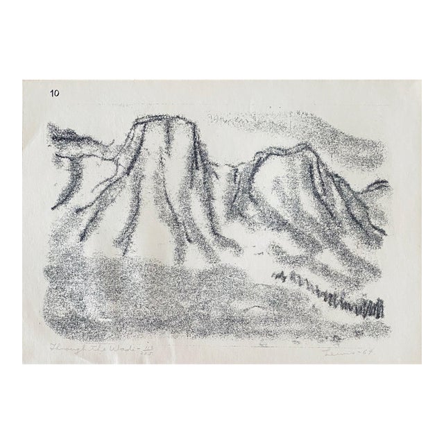 Stanley Lewis"Through The Wadi" from Wanderers Illustrations 112/225, 1964 For Sale