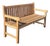 Classic Teak Garden Bench For Sale