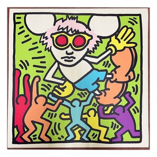 After Keith Haring, Andy Mouse, Print For Sale