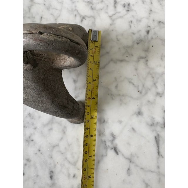 Dachshund Antique Mixed Metal Door Stop For Sale - Image 4 of 5