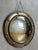1950s Vintage French Porthole-Style Witchs Mirror with Curved Glass, 1950s For Sale - Image 5 of 9