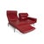 Red Plura Two-Seater Sofa in Leather from Rolf Benz For Sale - Image 8 of 18