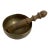 Vintage Asian Bronze Singing Hammered Bowl For Sale