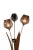 Mid Century Table Lamp With Three Flower Form Lights C 1950/1960’s For Sale - Image 4 of 13