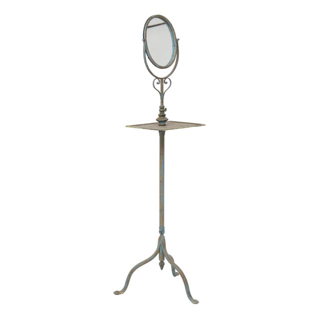 Wrought Iron Vanity Mirror, 1890s For Sale