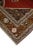 Textile Brown & Red Handwoven Wool Vintage Turkish Oushak Rug 4'5" X 6'5" For Sale - Image 7 of 8