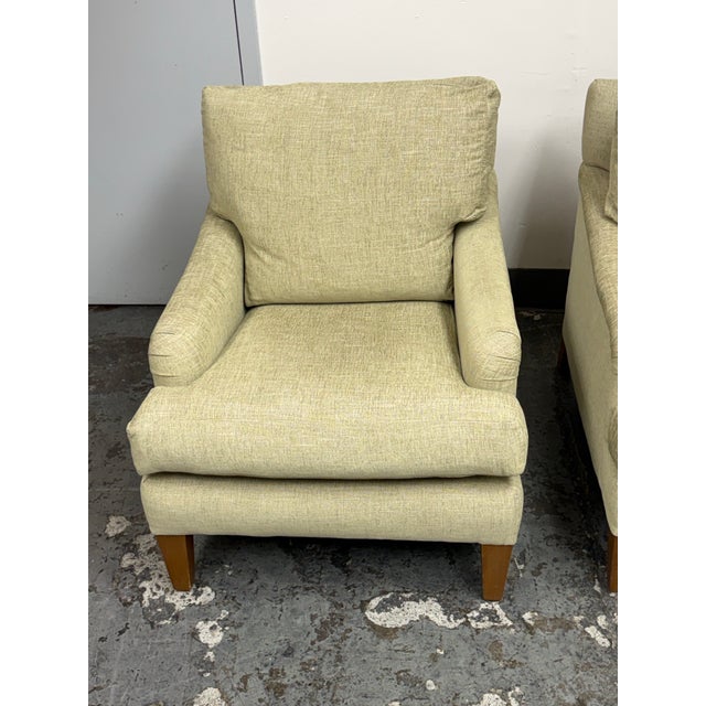 Patricia Edward Bespoke Armchairs, Pair For Sale - Image 4 of 12