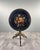 19th Century Napoleon III Pedestal Table in Black Lacquered Wood with Painted Floral Decoration For Sale - Image 10 of 10